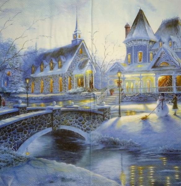 249 Winter Landscape - 3-ply
